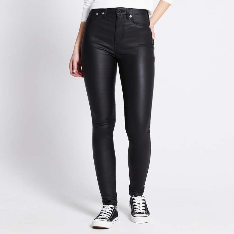 High waist skinny jeans "Snake"